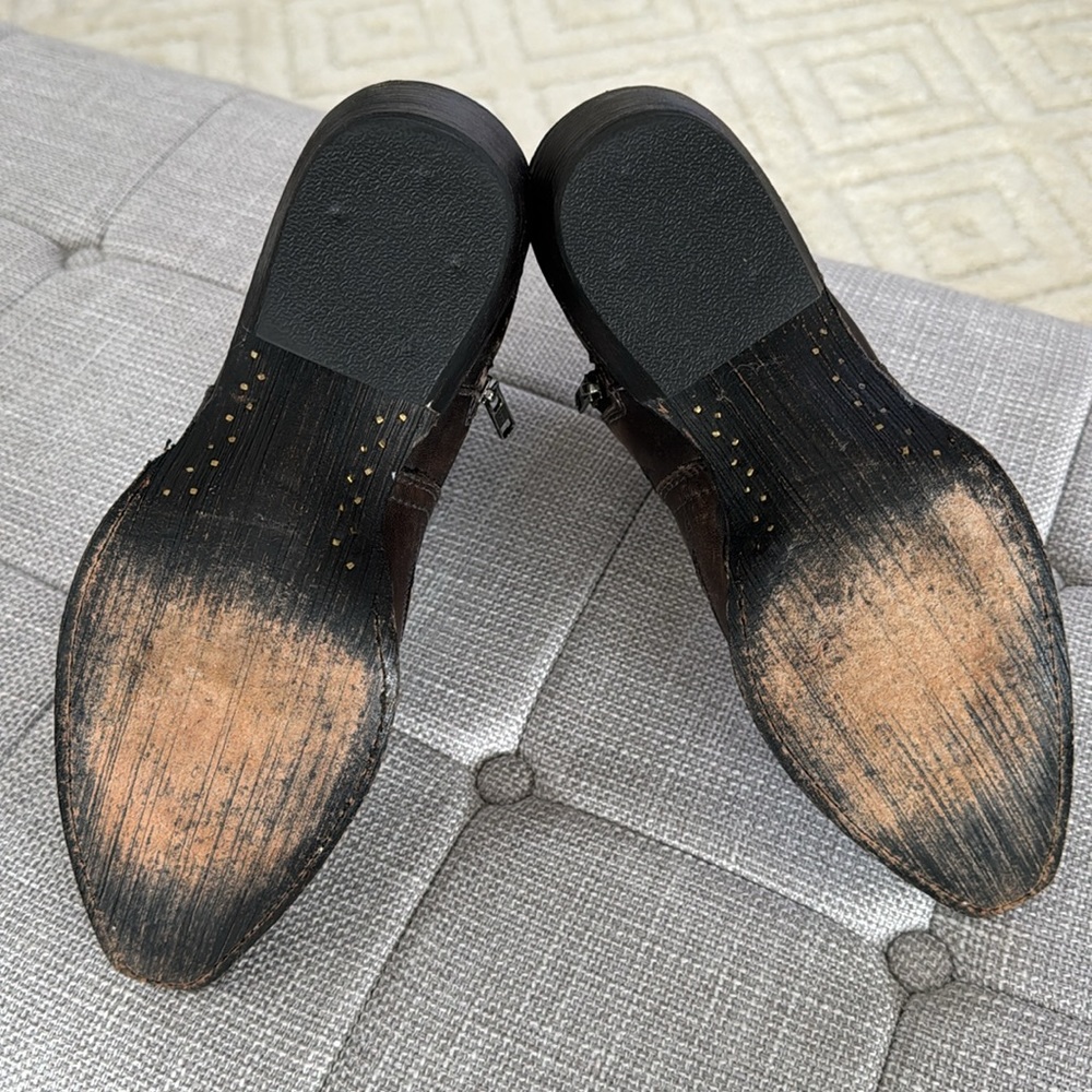 Ariat Brown Western Ankle Boots - Picture 7 of 10